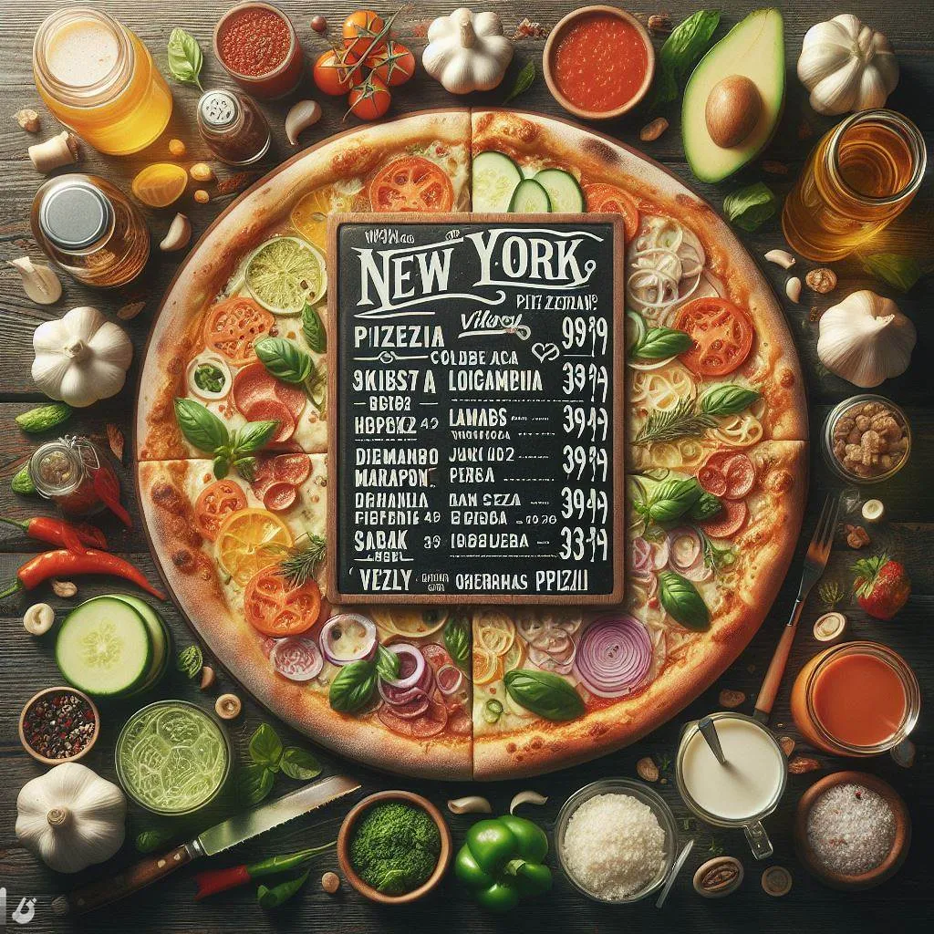 New York Pizzeria Meny Pizzor Priser