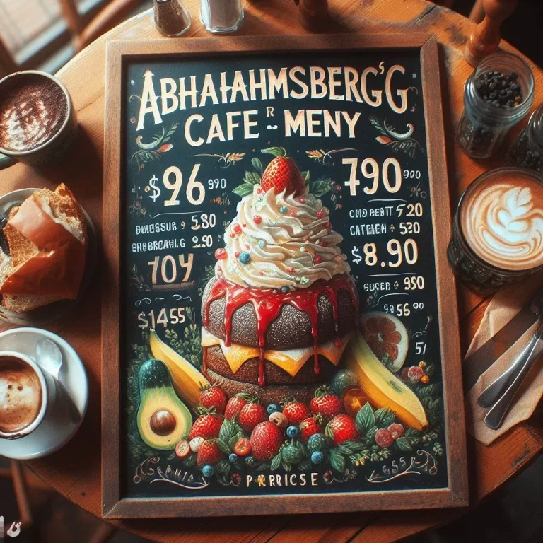 Abrahamsbergs Café Meny Priser Sweden [Uppdaterad juli 2024]