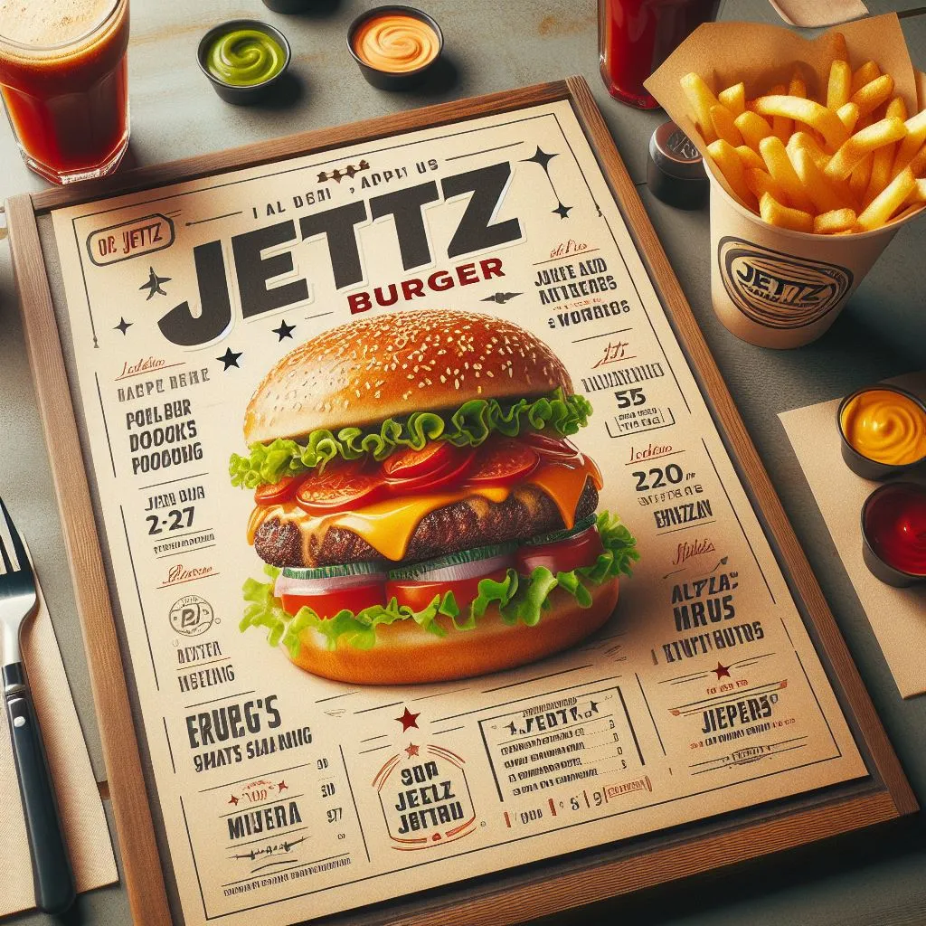 Jettz Burger Meny