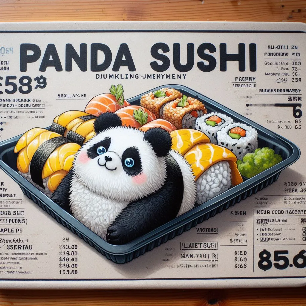 Panda Sushi & Dumpling Meny Priser