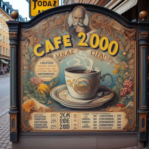 Café 2000 Meny Priser Sverige
