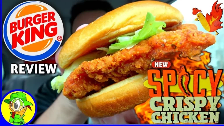 Crispy Chicken Burger King Meny