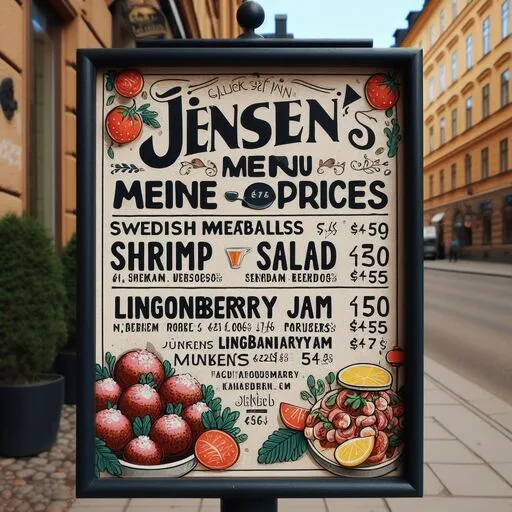 Jensens Meny Priser Sverige
